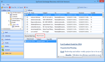 SysTools Exchange Recovery screenshot 2