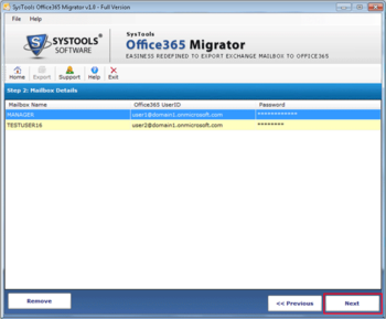 Systools Exchange to Office 365 Migrator screenshot 4