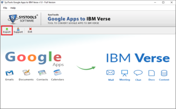 SysTools Google Apps to IBM Verse screenshot 4