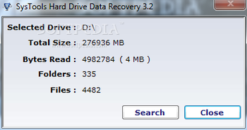 SysTools Hard Drive Data Recovery screenshot 3