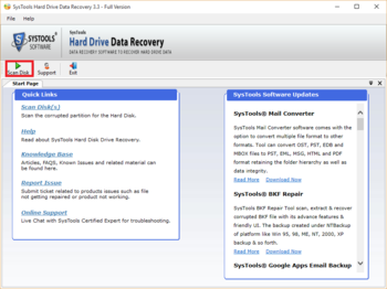 SysTools Hard Drive Data Recovery screenshot