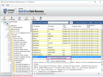 SysTools Hard Drive Data Recovery screenshot 3