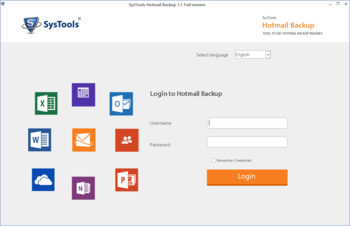 SysTools Hotmail Backup screenshot 3