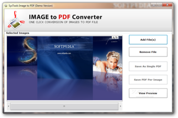 SysTools Image to PDF screenshot