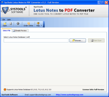 SysTools Lotus Notes to PDF Converter screenshot 4
