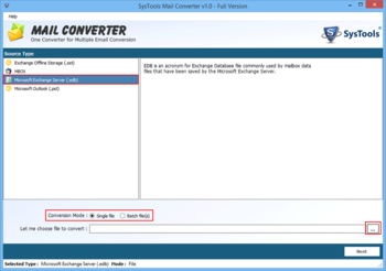 SysTools Mail Converter screenshot 3