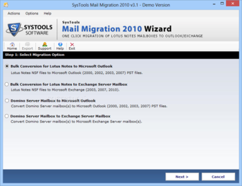 SysTools Mail Migration screenshot 2