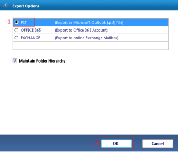 SysTools Mail Migration Wizard screenshot