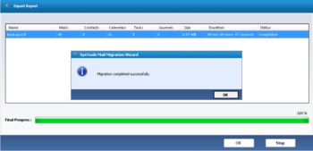 SysTools Mail Migration Wizard screenshot 3