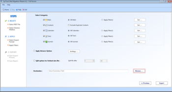 SysTools Mail Migration Wizard screenshot 4