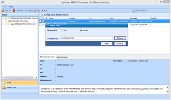 SysTools MBOX Converter screenshot