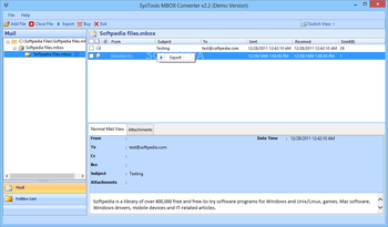 SysTools MBOX Converter screenshot 2