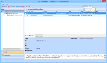 SysTools MBOX Converter screenshot 3