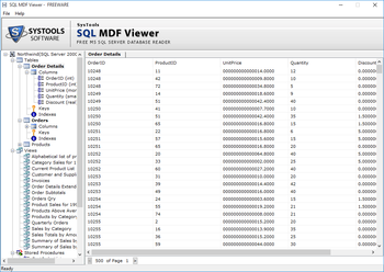 SysTools MDF Viewer screenshot 4