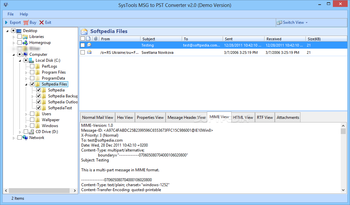 SysTools MSG to PST Converter screenshot 4