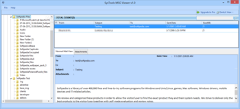 SysTools MSG Viewer screenshot