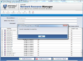SysTools Network Resource Manager screenshot