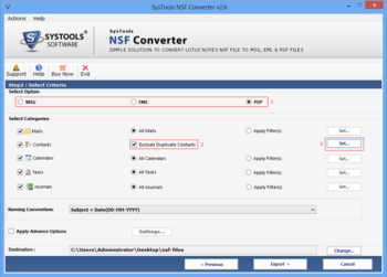 SysTools NSF Converter screenshot 3