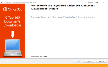 SysTools Office365 Document Downloader screenshot