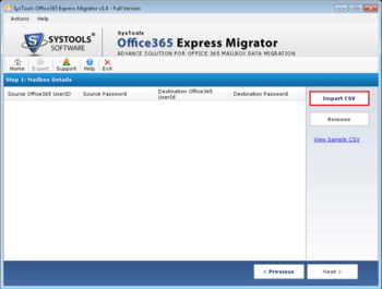 SysTools Office365 Express Migrator screenshot 2