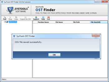 SysTools OST Finder screenshot 2