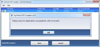 SysTools OST Locator screenshot 3