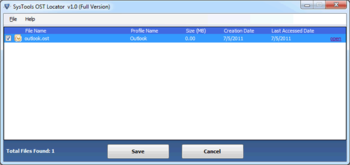 SysTools OST Locator screenshot 4
