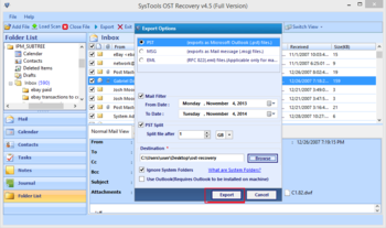 SysTools OST Recovery screenshot 4