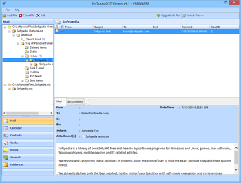 SysTools OST Viewer screenshot