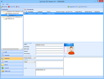 SysTools OST Viewer screenshot 3