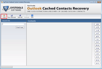 SysTools Outlook Cached Contacts Recovery screenshot 3