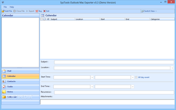 SysTools Outlook Mac Exporter screenshot 2
