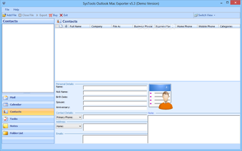 SysTools Outlook Mac Exporter screenshot 3