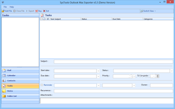 SysTools Outlook Mac Exporter screenshot 4