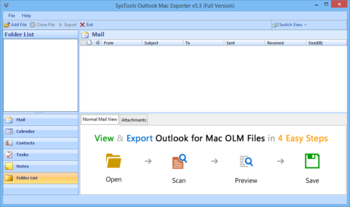 SysTools Outlook Mac Exporter screenshot 3