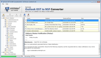 SysTools Outlook OST to NSF Converter screenshot 3