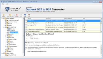 SysTools Outlook OST to NSF Converter screenshot 4