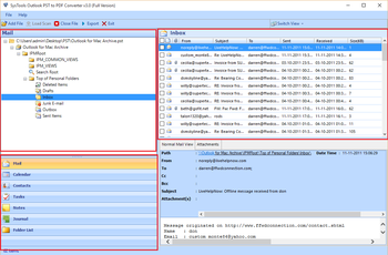 SysTools Outlook PST to PDF Converter screenshot 3