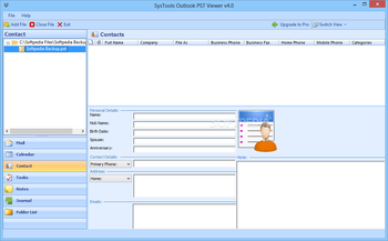 SysTools Outlook PST Viewer screenshot 3