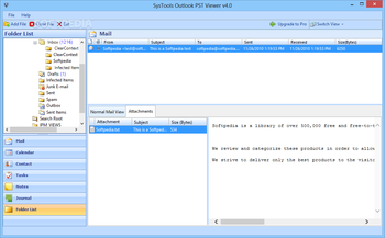 SysTools Outlook PST Viewer screenshot 4