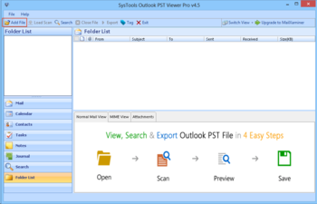 SysTools Outlook PST Viewer screenshot
