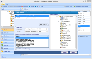 SysTools Outlook PST Viewer screenshot 4