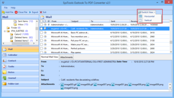 SysTools Outlook to PDF Converter screenshot