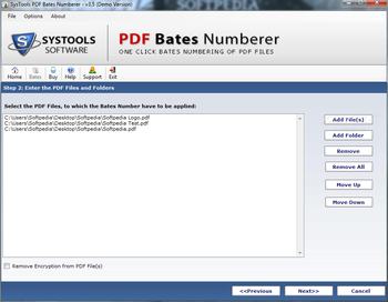 SysTools PDF Bates Numberer screenshot 2