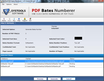SysTools PDF Bates Numberer screenshot 5