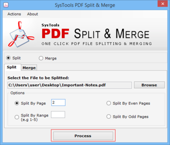SysTools PDF Split & Merge screenshot 3