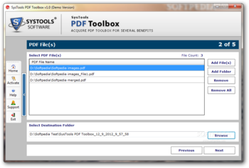 SysTools PDF Toolbox screenshot 2