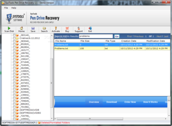SysTools Pen Drive Recovery screenshot 2