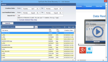 SysTools Pen Drive Recovery screenshot 2