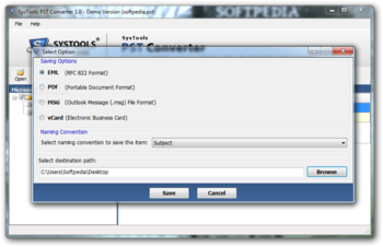SysTools PST Converter screenshot 2